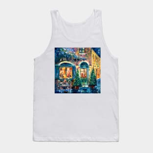 A Familiar Street in The Old Town Before Christmas Tank Top